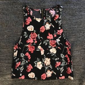 Floral Cropped Blouse